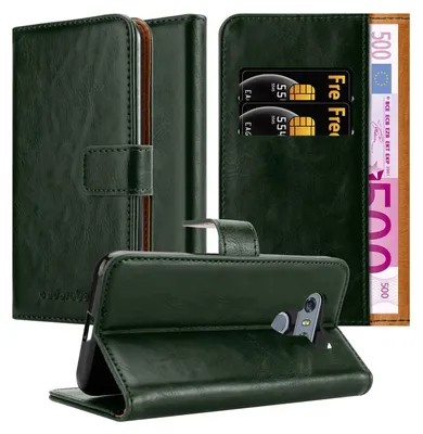Produktbild von Cadorabo Hülle für LG G6 Schutzhülle in Grün Handyhülle Book Tasche Case Etui Luxury