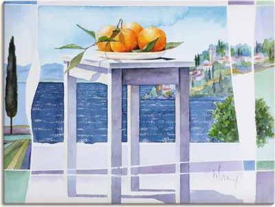 Produktbild von ARTland Leinwandbild Gardasee Größe: 40x30 cm
