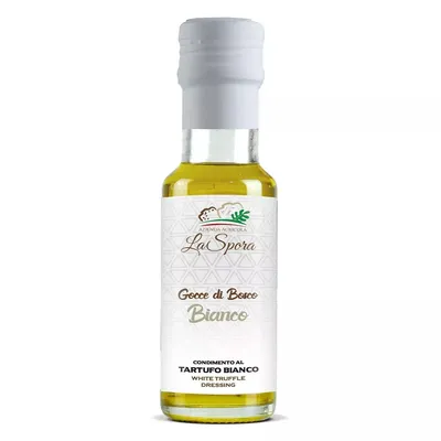Immagine prodotto di La Spora Tartufi – Olio extravergine di oliva al tartufo bianco 100 ml