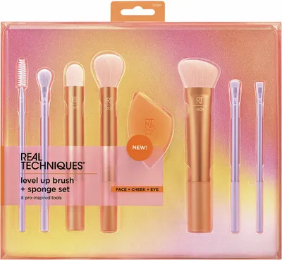 Produktbild von Set mit Schminkbürsten Real Techniques Level Up 8 Stücke