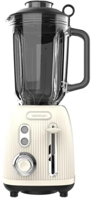 Image de Cecotec Standmixer Power Noir Titane RetroBeige