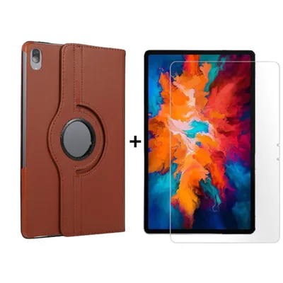 Zdjęcie produktu dla zestaw tabletów 2w1 dla Lenovo Tab P11 Pro TB-J706F 11,5 cala z pokrowcem magnetycznym z funkcją automatycznego usypiania/wybudzania + folią ochronną Smart Case ze szkła hartowanego