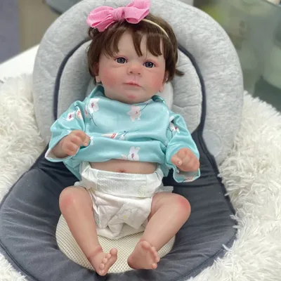 Obrázek produktu pro 48CM Bebe Reborn Dolls Felicia Ručně vyráběné, již namalované, hotové panenky Plné silikonové tělo Jako na obrázcích Dětská hračka Dárek