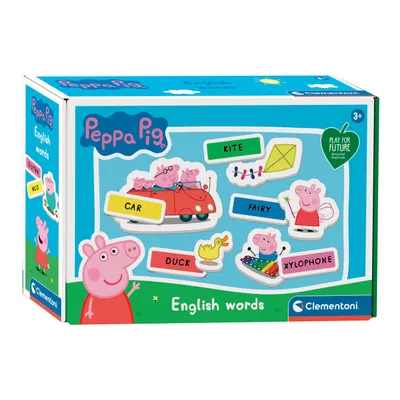 Immagine prodotto di Clementoni Peppa Pig Parole in inglese Gioco da tavolo Apprendimento