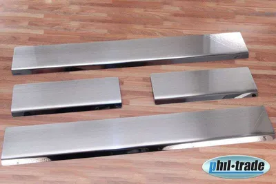 Obrázek produktu pro Nerezové matné prahové lišty pro Opel Astra J sedan kombi 2009-2015