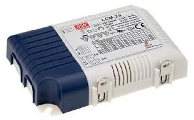 Image de Meanwell MEAN WELL LCM-25DA, 25 W, IP20, 180 - 277 V, 24 V, 68 mm, 105 mm