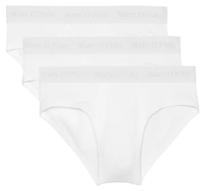 Zdjęcie produktu dla 3-pak slipów męskich Marc O'Polo Essentials Organic Bawełna Stretch