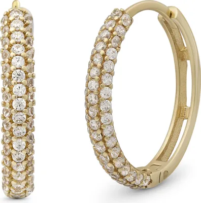 Produktbild von SuzanGold Goldcreolen Damen Echtgold Oval Suzan Creolen 375 Gelbgold