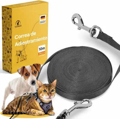 Obrázok produktu pre Stopovacie vôdzku 10 m, pre mačky a malé psy, neoprén, pre výcvik