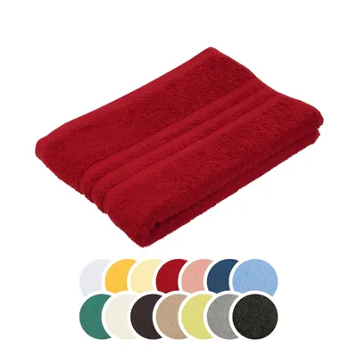 Produktbild von liebling Saunatuch, 100% Baumwolle, mit Schlaufe, formstabil, weich, Serie Borkum, 70 x 200 cm, 60 Grad waschbar, trocknergeeignet, bordeaux