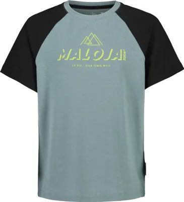 Produktbild von Maloja Kinder Enduro-Shirt PapaverB. atmungsaktiv schnelltrocknend blau Größe 128