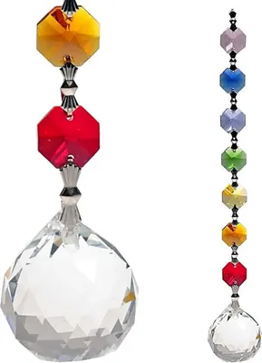 Produktbild von Oneness Feng Shui Chakra-Kristallschnur – 3er-Set – 20 cm