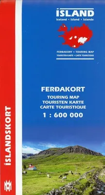 Produktbild von Island Touring Map 1 : 600 000. Ferdakort