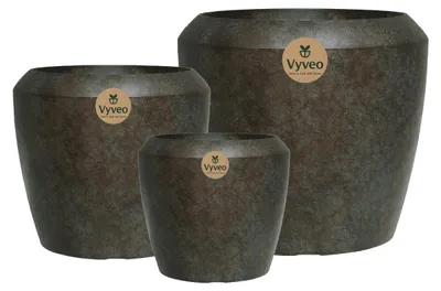 Produktbild von Vyveo - Blumentopf Liora - Gold metallic - Set van 3