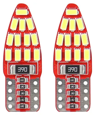 Produktbild von Set mit 2 LED-Standlichtlampen T10 W5W CANbus 3014 24 SMD 12V Weißes Licht