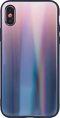 Produktbild von Aurora Glas Etui Silikon Hülle für Samsung Galaxy A10 (A105F) Hart Case TPU Handy Cover Schutz in Braun-Schwarz