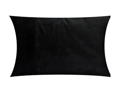 Produktbild von 2-Set SAMT KISSENBEZUG 40x60cm SCHWARZ Velours Kissenhülle Dekokissenbezug Sofakissen Zierkissen