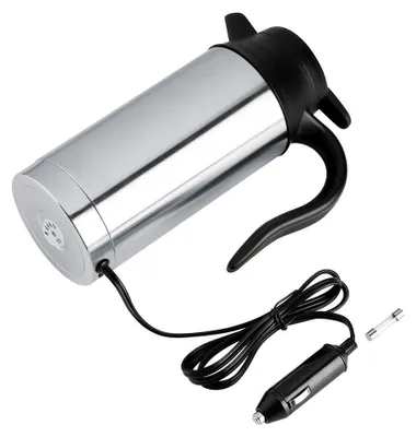 12-V-Auto-Wasserkocher 750 ml Edelstahl, automatische Abschaltung