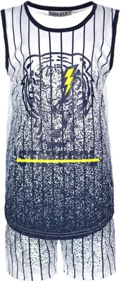 Produktbild von Shialy Jungen Set Tanktop und Shorts Blau 116
