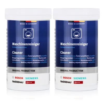 Produktbild von BSH Maschinenreiniger für Waschmaschinen 200g (2er Pack)