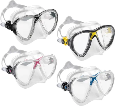 Image de Cressi Big Eyes Evolution Crystal masque de plongée, couleur:bleu