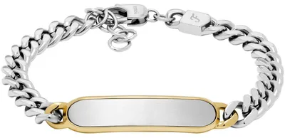 Produktbild von Fossil Armband Herren Drew Schmuckplatte Edelstahl Gold-Ton JF04851998