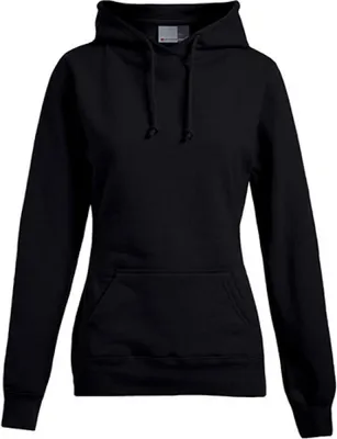 Produktbild von Basic Hoodie 80-20 Damen, Schwarz, S