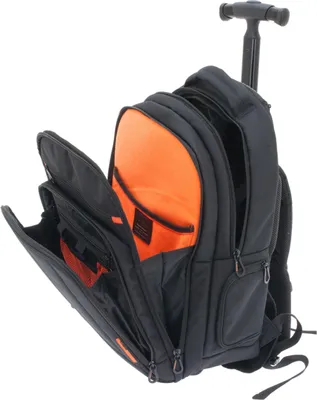 Produktbild von Multifunktion Rollen Arbeits Trolley Rucksack für Akten Laptop Tablet Bowatex