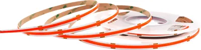 Produktbild von COB LED Streifen 8 mm – 480 LEDs/m, 24V, 10W/m, 275 lm/m, 5m – Rot, IP33, punktfrei