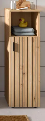 Produktbild von Badezimmer Kommode "Livia" in Artisan Eiche Badschrank 30 x 95 cm