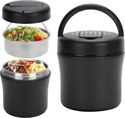 Immagine prodotto di Contenitore termico in acciaio inossidabile da 1,5 l per zuppe e pasti