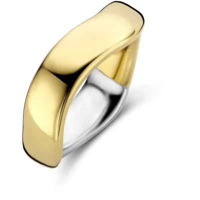 Produktbild von 12259SY Ring Welle bicolor vergoldet 12259SY Ti Sento Milano