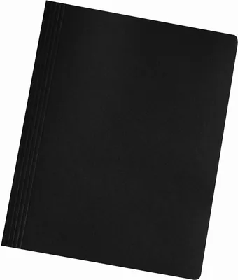 Produktbild von Falken Schnellhefter aus Karton, A 4, 4-teilig, schwarz (1 Set)