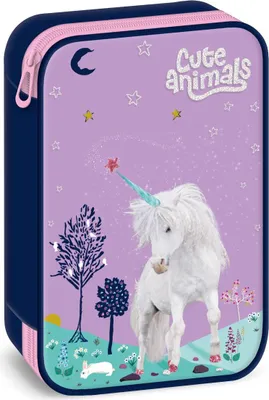 Produktbild von Schule Federmäppchen Cute Animals Einhorn