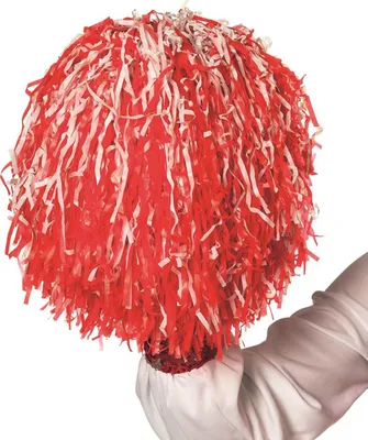 Produktbild von Cheerleader Pompom in Rot-Weiß
