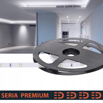Immagine prodotto di Striscia LED Prescot, luce bianca fredda, 12V, SMD2835, bobina da 5 metri