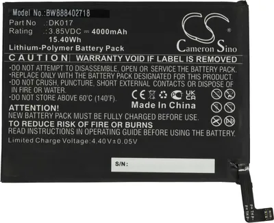 Produktbild von vhbw Akku kompatibel mit Blackview A80 Pro Handy Smartphone Telefon (4000 mAh, 3,85 V, Li-Polymer)