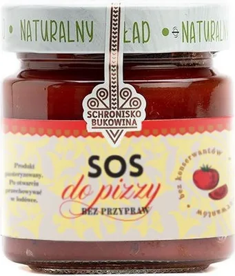 Produktbild von Pizzasauce ohne Gewürze 215g - Schronisko Bukowina