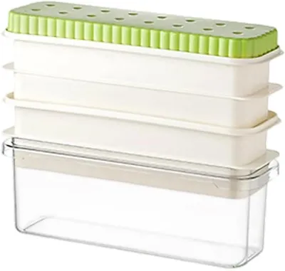 Produktbild von Große, platzsparende Eiswürfelform für den Kühlschrank – Aufbewahrungsform für Cocktails und Getränke – Leicht zu entnehmen