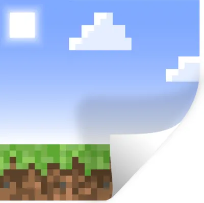 Obrázok produktu pre MuchoWow® Nálepka na stenu - Hry - Pixel - Hry - Grass - 120x120cm - Samolepiaca a polohovateľná