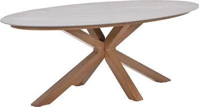Produktbild von Scotland Tisch - 230x115 cm - light teaklook - Centostone Napoli sand