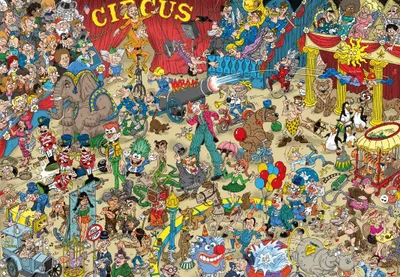 Obrázek produktu pro Puzzle, 1000 dílků - Cirkus