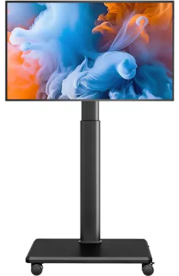 Productafbeelding van Mobiele vloer-tv-standaard voor 27 tot 65 inch tv's