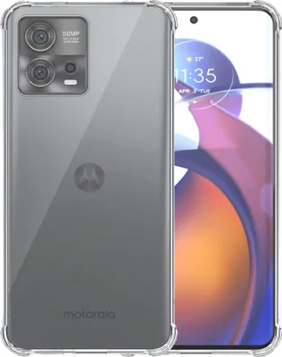 Obrázek produktu pro Pouzdro na telefon vhodné pro Motorola Edge 30 Fusion Transparent - nárazuvzdorné silikonové pouzdro TPU s nárazníkem Transparent - Smartphonica