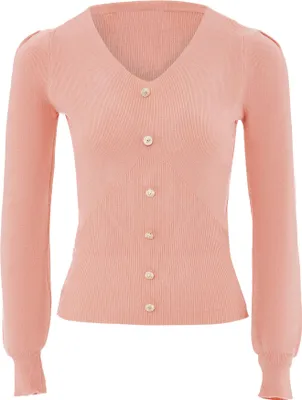 Produktbild von caspio damen strickpullover - rosa, XS/S