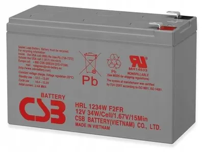 Obrázek produktu pro Gelová baterie Csb Hrl1234Wf2 12 V 9 Ah Long Life (8 l)