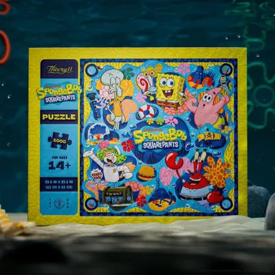 Obrázek produktu pro SpongeBob – multidimenzionální puzzle (1000 dílků)