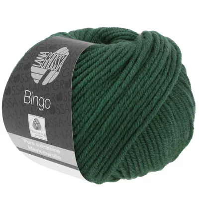 Produktbild von Lana Grossa BINGO 50 g extrafeine Wolle 80 m Farbe 189 - Dunkelgrün