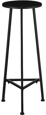 Productafbeelding van Mica Decorations Adine Plantentafel - H80 x Ø30 cm - Metaal - Zwart