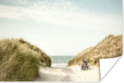 Produktbild von MuchoWow® Poster Strand - Düne - Himmel 60x40 cm - Schlafzimmerdekoration